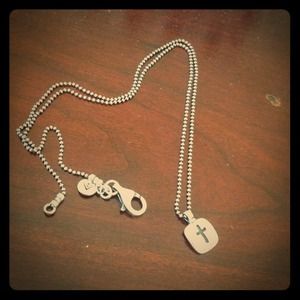 Silpada Silver Cross Necklace