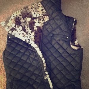 Cheetah Reversable Vest