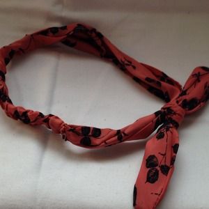 cute rose red cherry turban