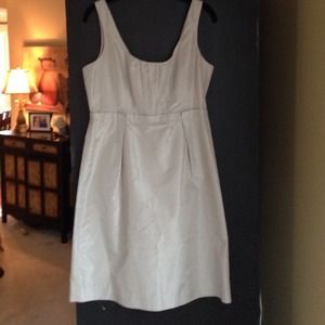 J-Crew party dress - silver/grey