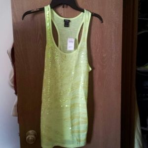 Sequence neon green tunic.