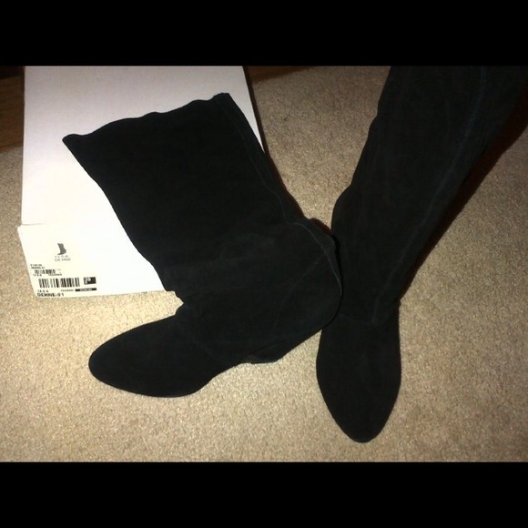 Aldo wedge knee-high boots