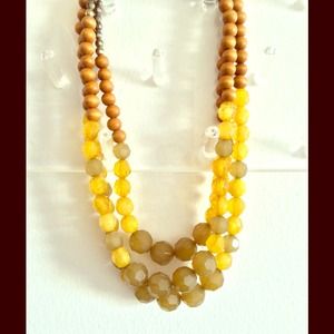 3-Strand Beaded Necklace