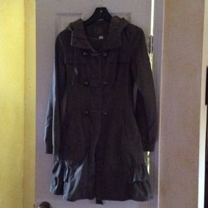 RESERVED‼️ Hooded raincoat by Anthropologie