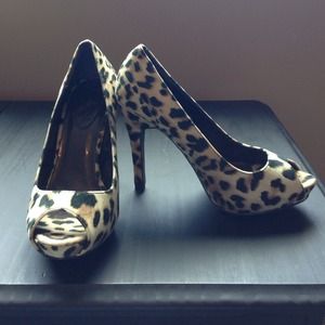 Leopard heels