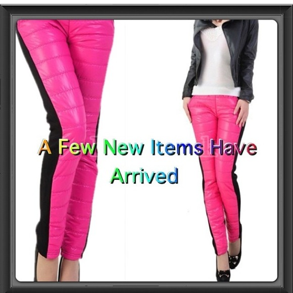 Pink puff pants
