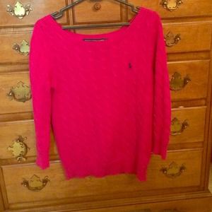 Pink Ralph Lauren sport sweater