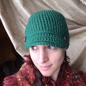 Banana Republic 100% wool green hat.