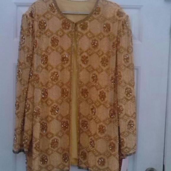 Gold sequin jacket
