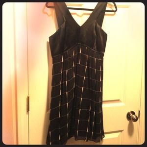 Express Black and Pattern Dress!