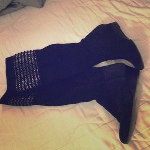 Black Calvin Klein boots