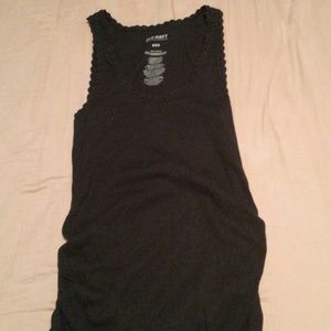 Black MATERNITY Tank top
