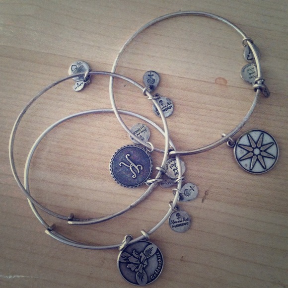 Alex as Ani bracelets.