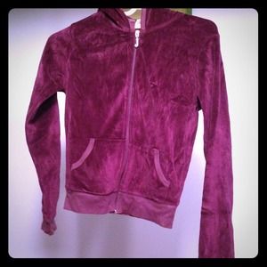 Juicy couture velour hoodie - purple