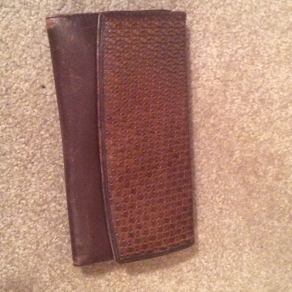 Fossil checkbook wallet