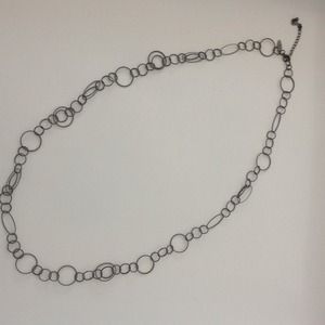 Gunmetal necklace