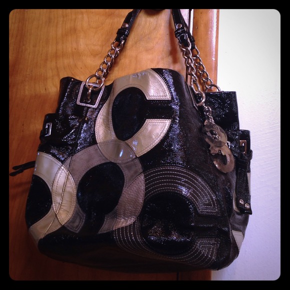 Leather Handbag Coach Shoulder Bag 2014 Authentic Coach Purse