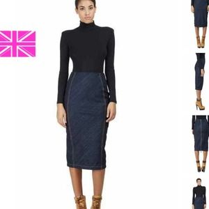 Rihanna for River Island Denim Skirt