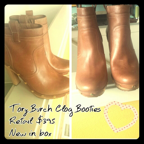 REDUCED Tory Burch Clog Booties