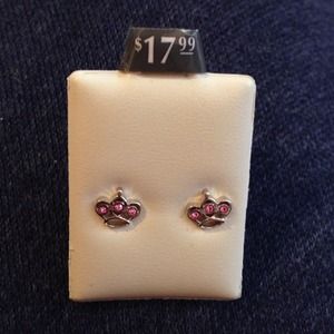 Crown earrings