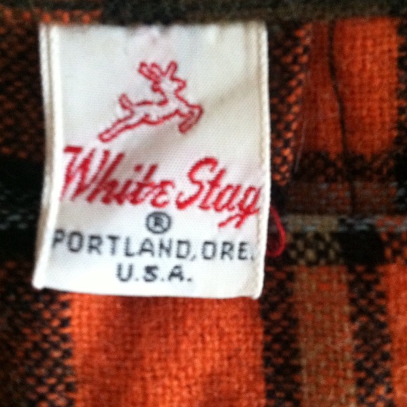 Vintage wool plaid skirt. - Picture 2 of 2