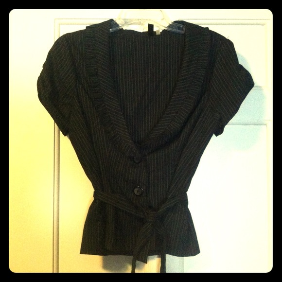 Pinstripe Blazer, Juniors Large - Picture 1 of 2