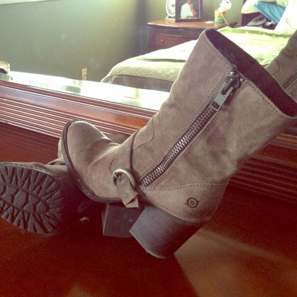 Taupe born boots