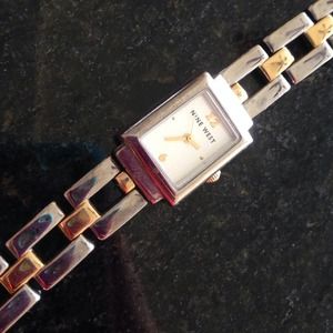 Nine West Silver and Gold Watch