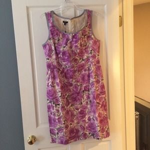 Nwt talbots floral printed dress