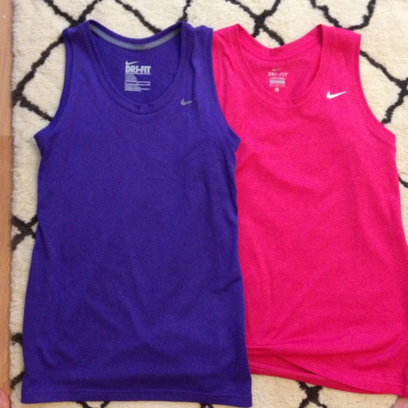 2 Nike dri fit shirts