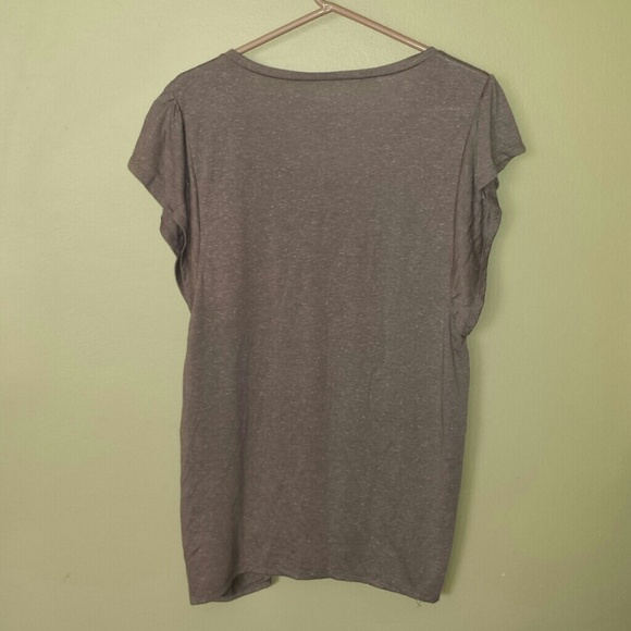 Heather Brown Gap Top - Picture 3 of 4