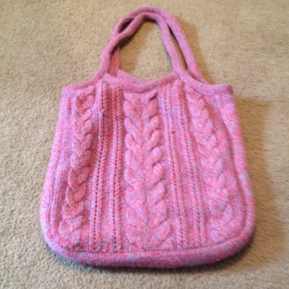 American eagle cable knit tote