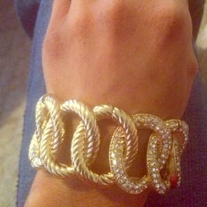 Chunky Gold plated bangle