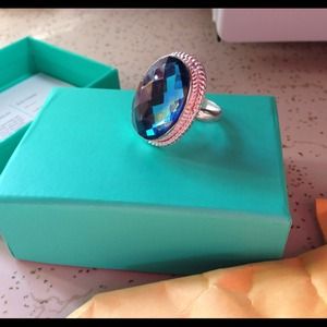 Fire mystic Topaz Cocktail ring Sterling Silver