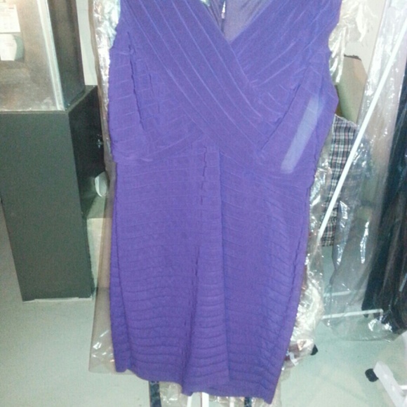 Purple tier bodycon