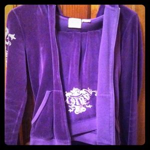 Purple Juicy Couture Tracksuit