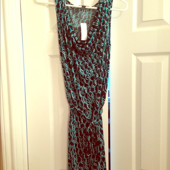 Cowl neck dress