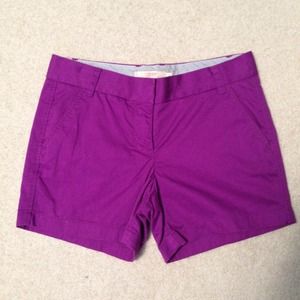 J. Crew Purple 5" Chino Short Size 6