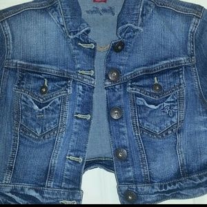 REDUCED****Guess Denim Cropped Jacket