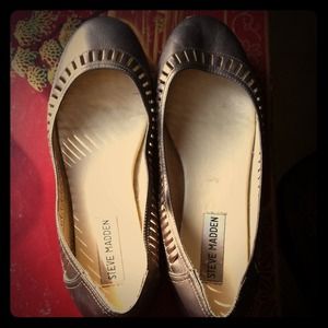 Bronze gold Steve Madden flats