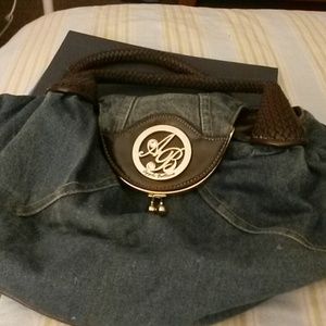 Jean handbag Apple Bottom name brand.