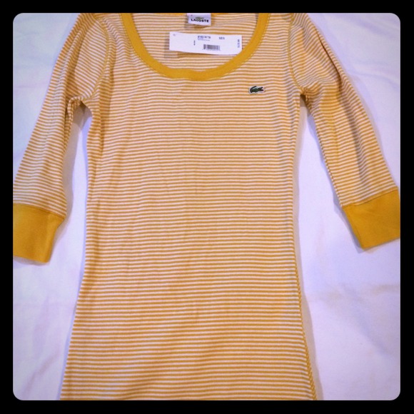 Women's Lacoste shirt.