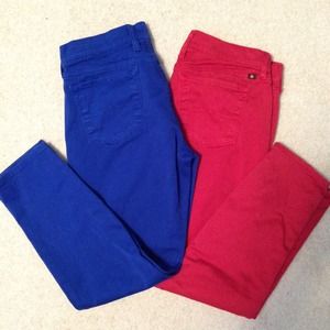 Lucky Brand Charlie Capri Size 8/29 Blue