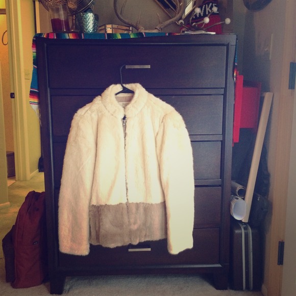 Faux fur jacket from Zara