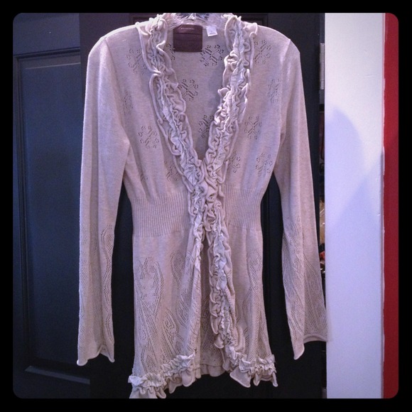 Crochet sweater by Guinevere, from Anthropologie.
