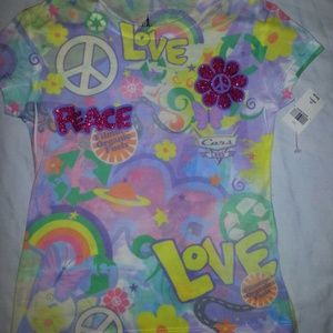 NWT Girls Disney T-SHIRT size small (7/8)