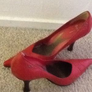 Red Paolo size 4 heels.