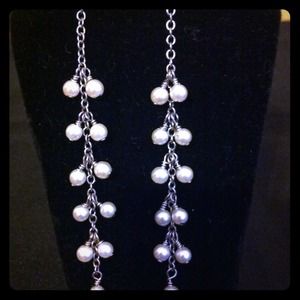 Pearl earrings