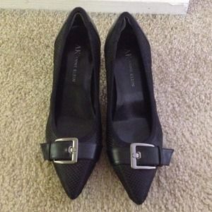 Black Ann Klein heels
