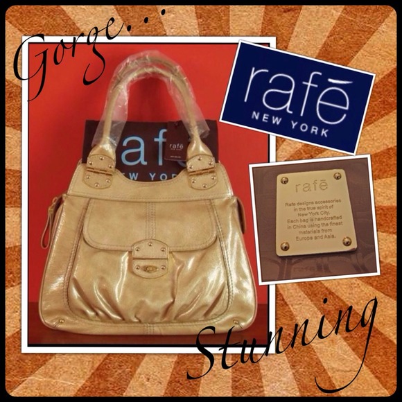 Rafe NY Handbags - 🌹HP🌹Rafe NY Patent leather tote shoulder bag NWT